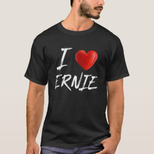I Love Heart ERNIE Family Name T Shirt
