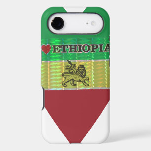 I Love Heart Ethiopie : Drapeau Art Motif