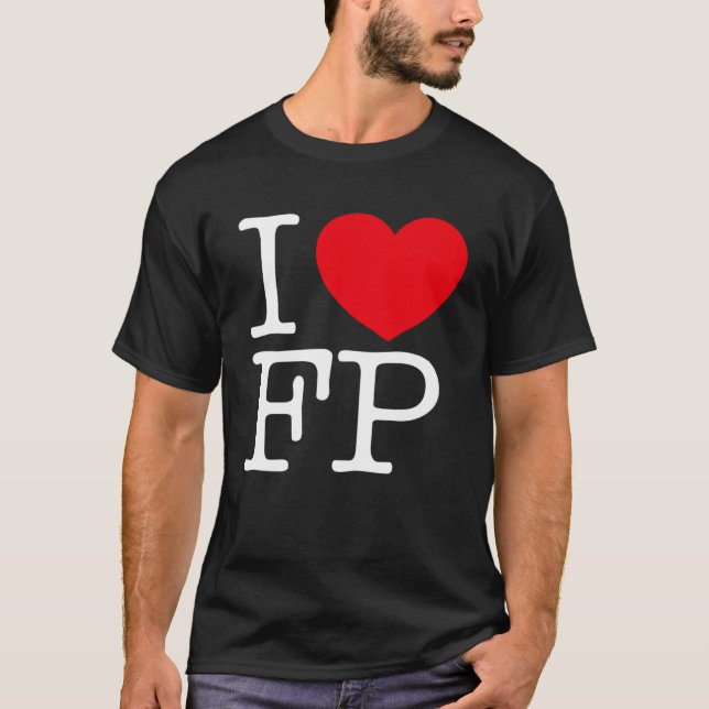 I Love Heart FP T-Shirt (Front)