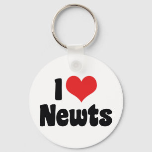 I Love Heart Frogs Keychain