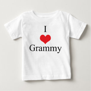 I Love (Heart) Grammy Baby T-Shirt