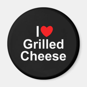 I Love (Heart) Grilled Cheese Magnet