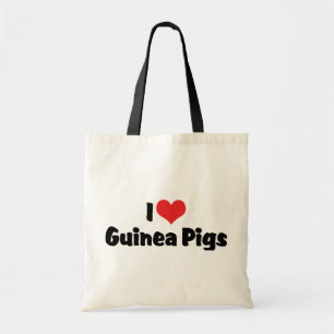 I Love Heart Guinea Pigs Tote Bag