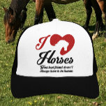 I Love/Heart Horses Trucker Hat<br><div class="desc">I Love/Heart Horses</div>