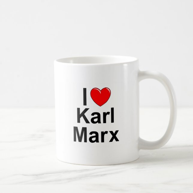 I Love (Heart) Karl Marx Coffee Mug (Right)