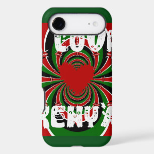 I Love Heart Kenya: Dynamic Flag Art