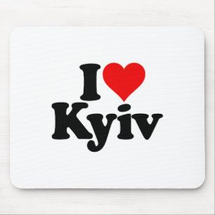 I Love Heart Kyiv Kiev Ukraine Ukr  Mouse Pad