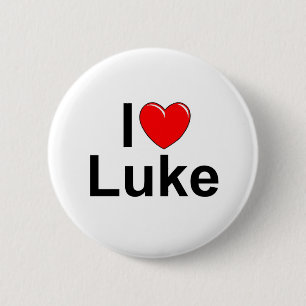 I Love (Heart) Luke 2 Inch Round Button