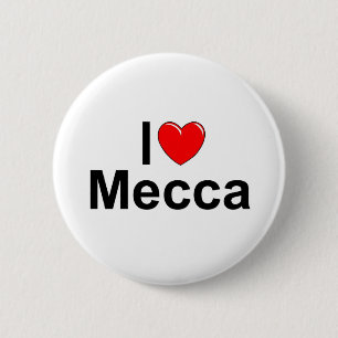 I Love (Heart) Mecca 2 Inch Round Button