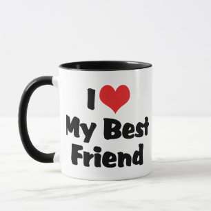 I Love Heart My Best Friend - BFF Mug
