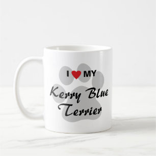 I Love (Heart) My Kerry Blue Terrier Coffee Mug