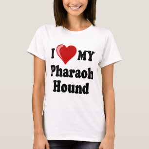 I Love (Heart) My Pharaoh Hound Dog T-Shirt