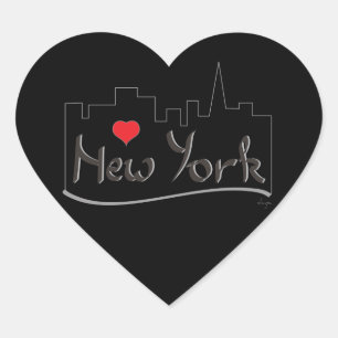 I love (heart) New York, New York Heart Sticker