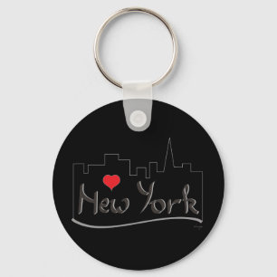 I love (heart) New York, New York Keychain