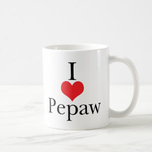 I Love (Heart) Pepaw Coffee Mug