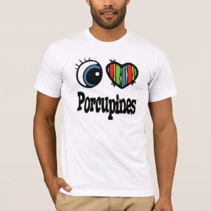 I Love (Heart) Porcupines T-Shirt