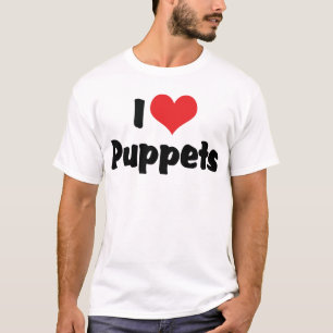 I Love Heart Puppets - Puppet Lover T-Shirt