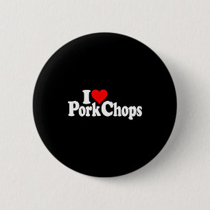 I Love Heart Rk Chops  2 Inch Round Button