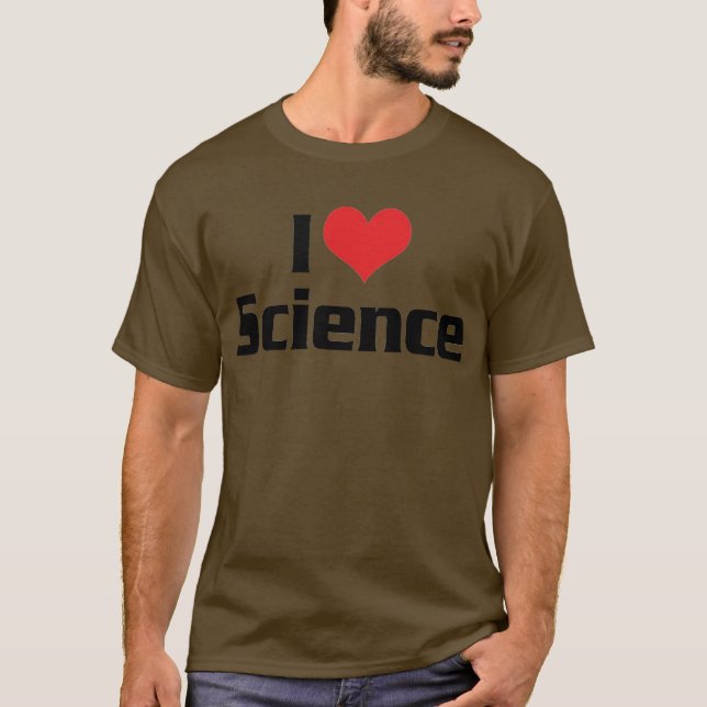 I Love Heart Science T-Shirt (Front)