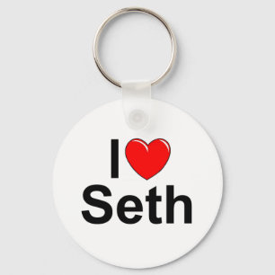 I Love (Heart) Seth Keychain