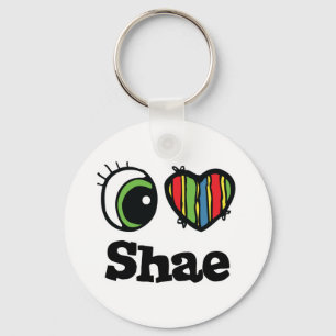 I Love (Heart) Shae Keychain