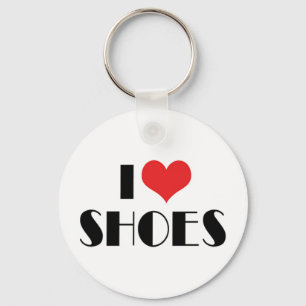 I Love Heart Shoes - Fashion Shoe Lover Keychain