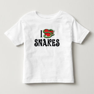 I Love Heart Snakes Toddler T-shirt