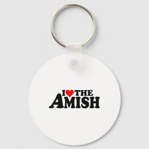 I Love Heart The Amish _1 Keychain