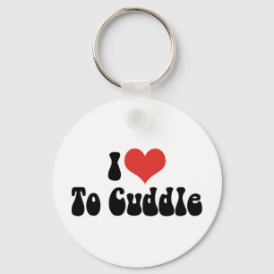 I love Heart To Cuddle Keychain
