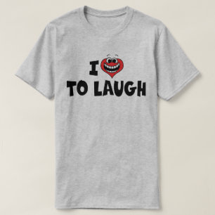 I Love Heart To Laugh - Stand Up Comedy Lover T-Shirt