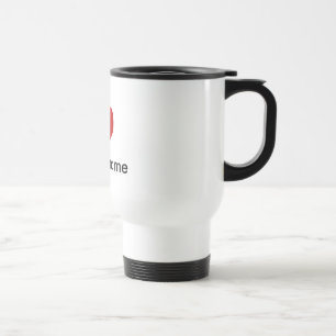 I Love (heart) Travel Mug
