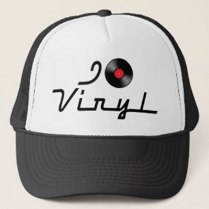 I Love Heart Vinyl - DJ Record Album Lover Trucker Hat