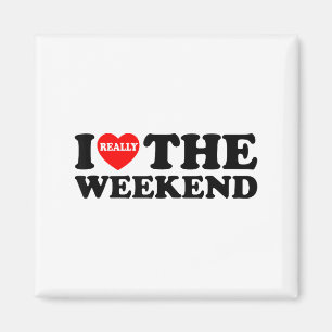 I Love Heart Weekend Funny Camping Couple Gifts Va Magnet