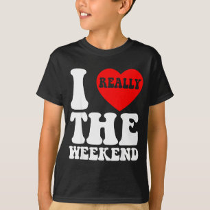I Love Heart Weekend Funny Camping Couple Gifts Va T-Shirt