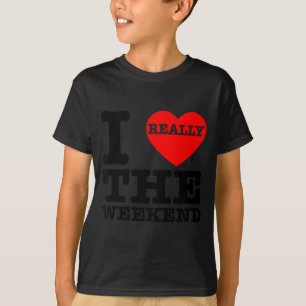I Love Heart Weekend Funny Camping Couple Gifts Va T-Shirt