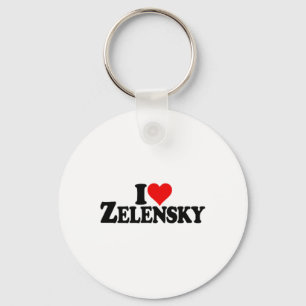 I Love Heart Zelensky Volodymyr Ukraine Ukr 1 Keychain