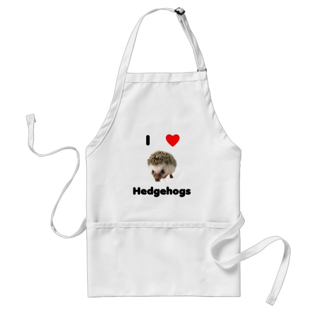 I love hedgehogs Apron (Front)