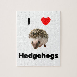 I love hedgehogs jigsaw puzzle