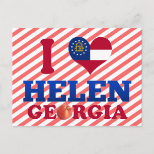 I Love Helen, Georgia Postcard