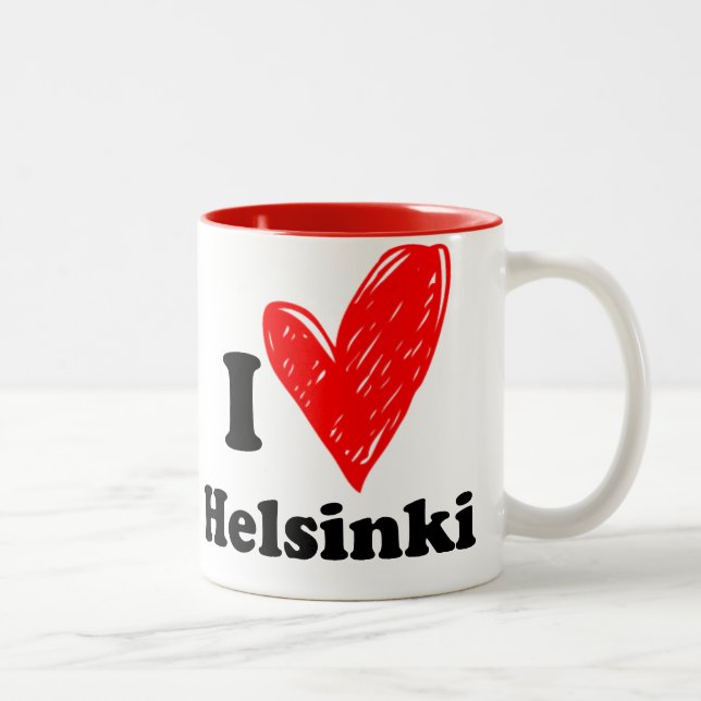 I love Helsinki Two-Tone Coffee Mug (Right)
