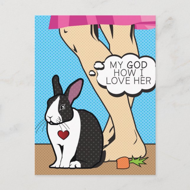 I LOVE HER POSTCARD (Front)