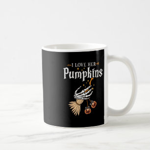 I Love Her Pumpkins She Likes My Broomstick Hallow Coffee Mug