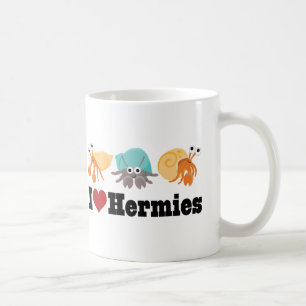 I Love Hermit Crabs Coffee Mug