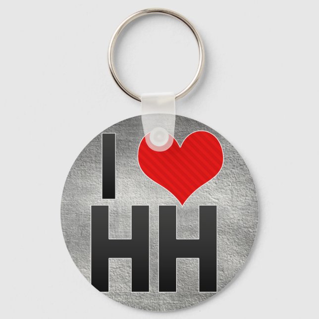I Love HH Keychain (Front)