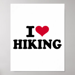 I Love Hiking 1 Poster