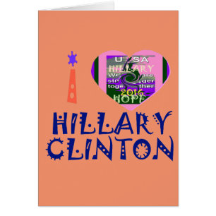 I Love Hillary Clinton pour le président américain