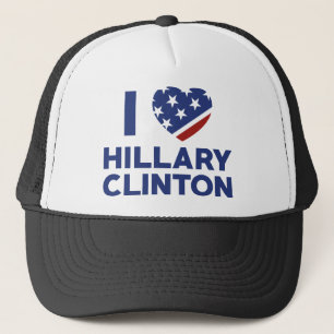 I Love Hillary Clinton Trucker Hat
