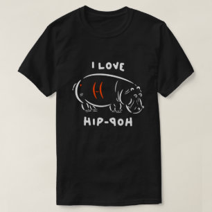 I love hip-hop (and hippos)! T-Shirt