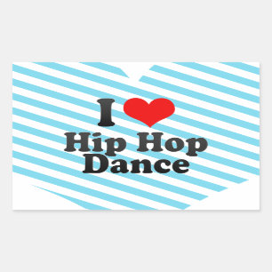 I love Hip Hop Dance Sticker