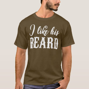 I Love His Beard Her Butt Matching Couples Complim T-Shirt